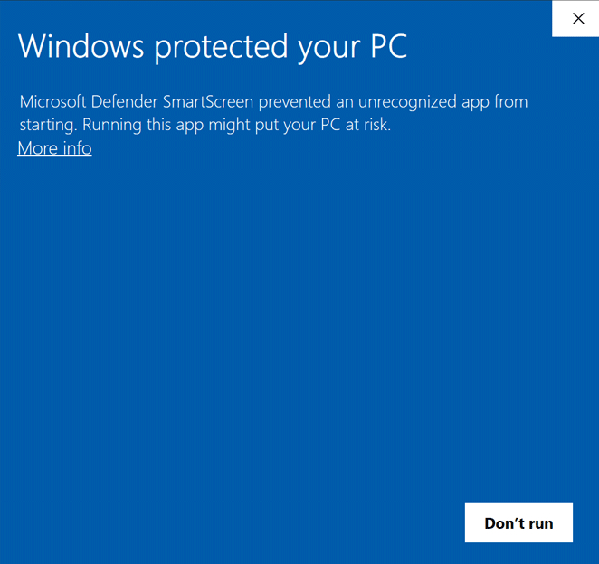 Varovanie SmartScreen